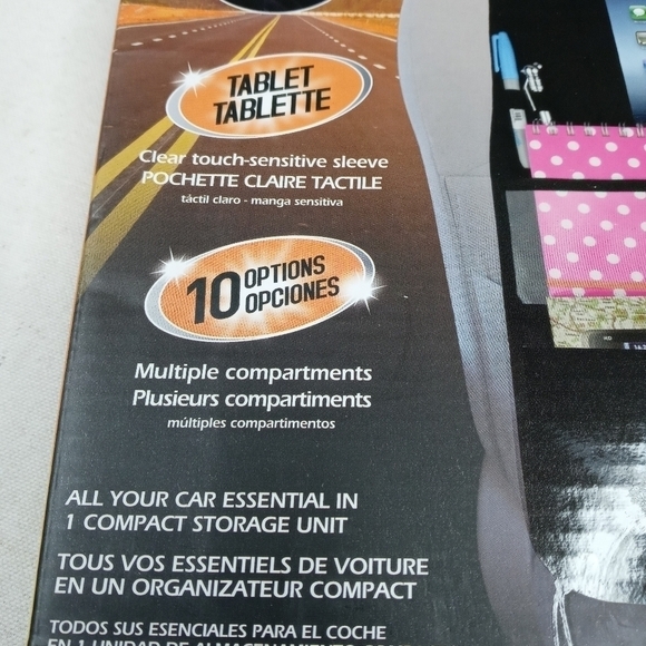 Armor All 8-in-1 Backseat Organizer (ASO7-0115-BLK - Picture 9 of 9